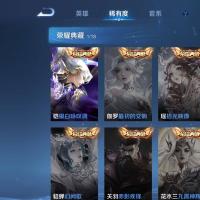 1典藏 3星传说 27传说 70史诗 258皮肤 无双王者